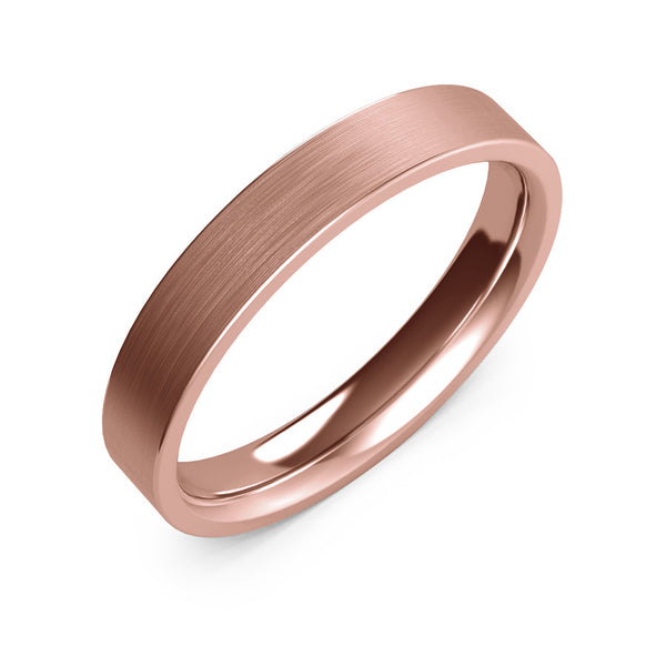 4mm rose gold ring, womens wedding ring, womens gold ring, womens ring, womens wedding band, 10k gold, 14k gold, 18k gold