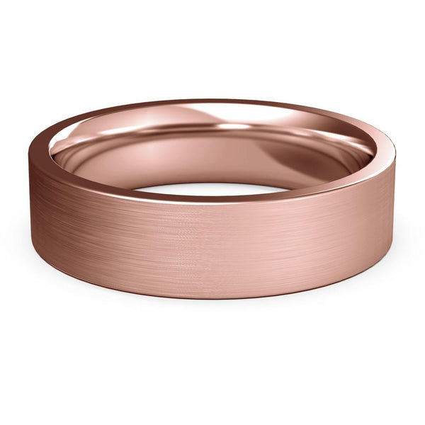 6mm rose gold ring, womens wedding ring, womens gold ring, womens ring, womens wedding band, 10k gold, 14k gold, 18k gold