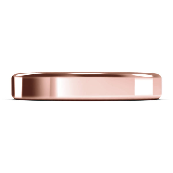 4mm Rose Gold Wedding Ring, Gold Band, 10k Gold, 14k Gold or 18k Gold Unisex Wedding Band