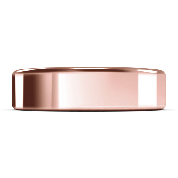 6mm Rose Gold Wedding Ring, Gold Band, 10k Gold, 14k Gold or 18k Gold Unisex Wedding Band