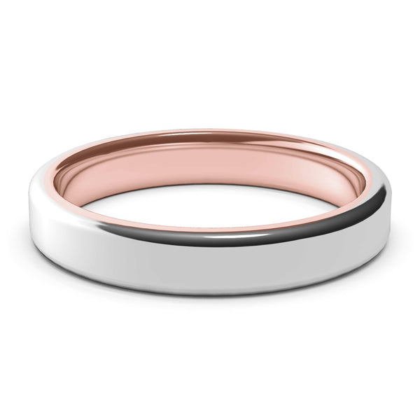 Orion · Two-Tone White & Rose Gold · 4mm