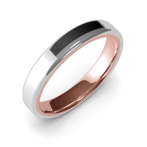 Orion · Two-Tone White & Rose Gold · 4mm