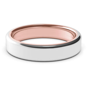 Orion · Two-Tone White & Rose Gold · 5mm