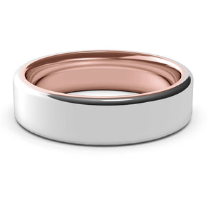 Orion · Two-Tone White & Rose Gold · 6mm