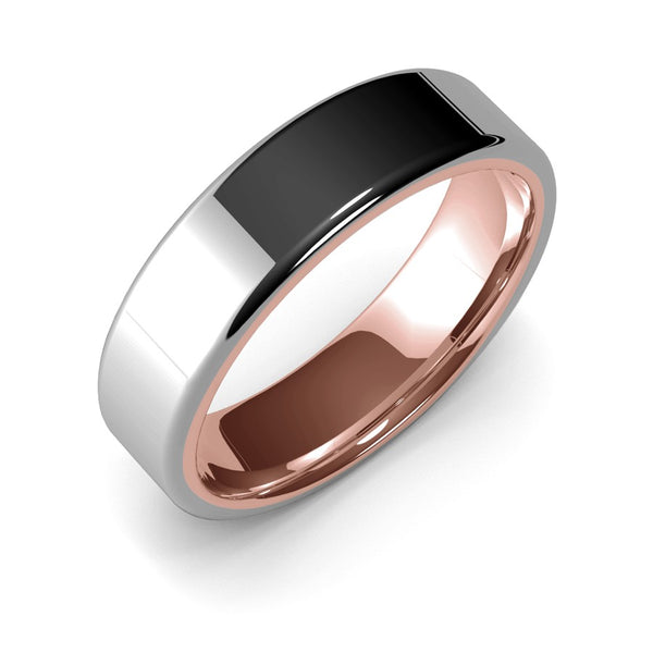Orion · Two-Tone White & Rose Gold · 6mm