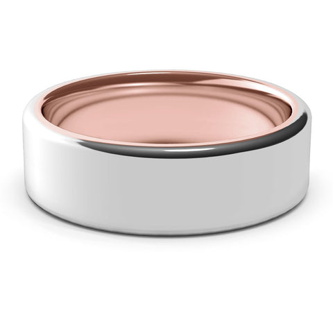 Orion · Two-Tone White & Rose Gold · 7mm
