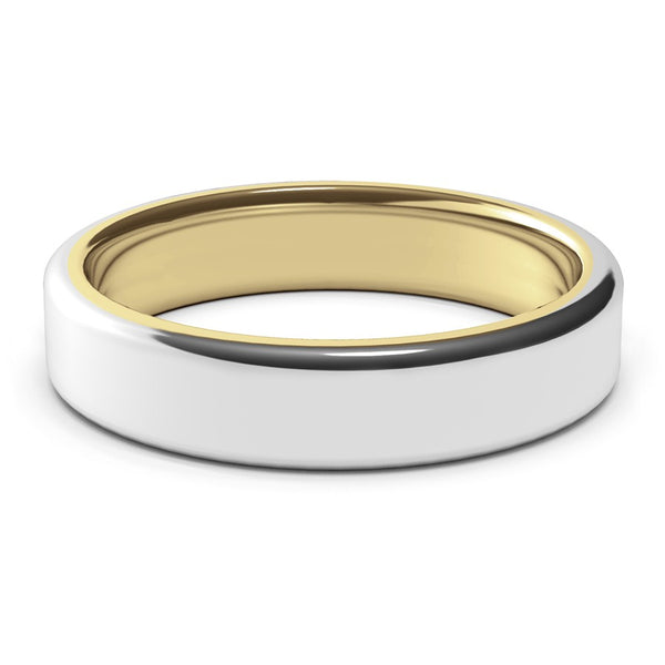 Nostromo · Two-Tone White & Yellow Gold · 5mm