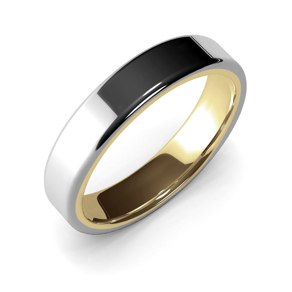 Nostromo · Two-Tone White & Yellow Gold · 5mm