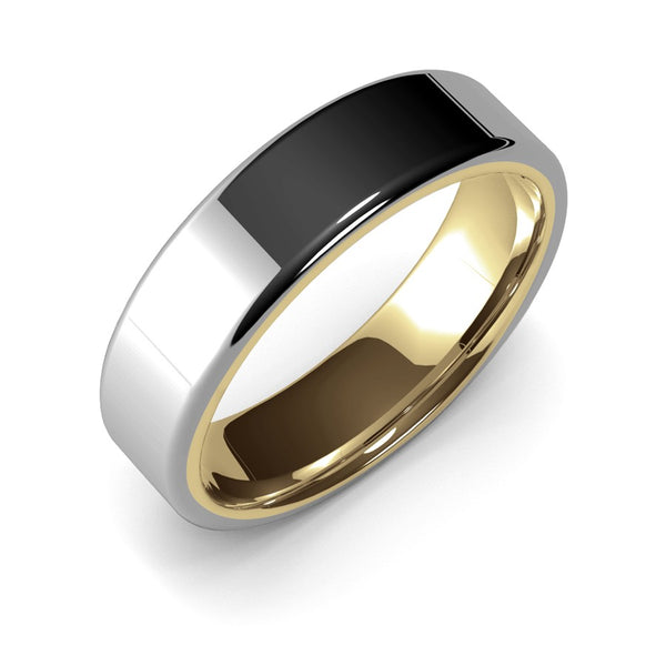 Nostromo · Two-Tone White & Yellow Gold · 6mm