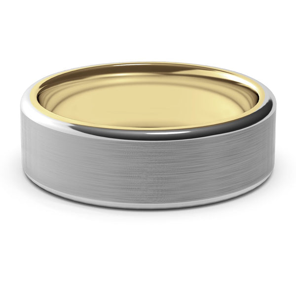 Themisto · Two-Tone White & Yellow Gold · 7mm