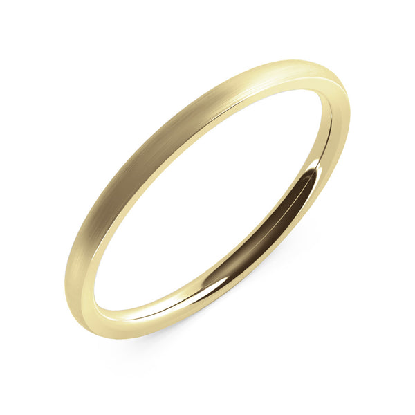 Apollo Domed Band · Yellow Gold · 2mm - 7mm