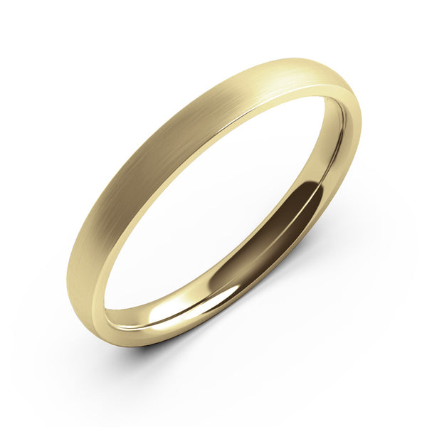 Apollo Domed Band · Yellow Gold · 2mm - 7mm
