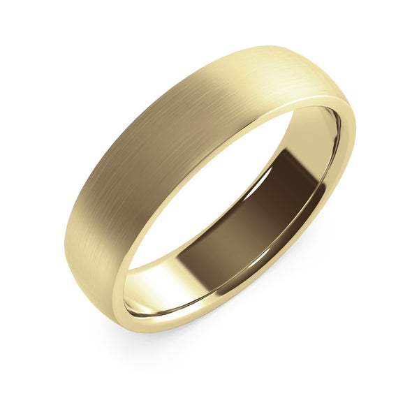 Apollo Domed Band · Yellow Gold · 2mm - 7mm
