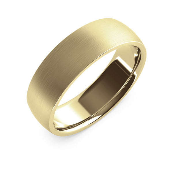 Apollo Domed Band · Yellow Gold · 2mm - 7mm