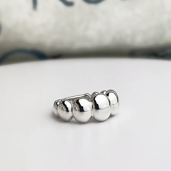 Orbit Puff Ring · Sterling Silver · 10mm