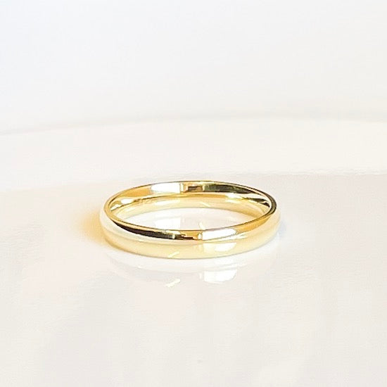 Clearance - 18K Yellow Gold · 3mm · Size 7-1/2