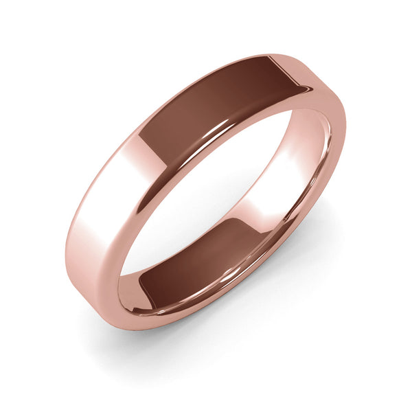 5mm Rose Gold Wedding Ring, Gold Band, 10k Gold, 14k Gold or 18k Gold Unisex Wedding Band