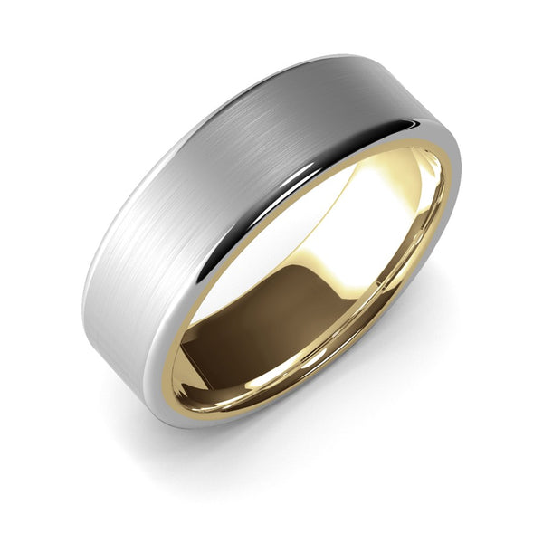 Themisto · Two-Tone White & Yellow Gold · 7mm