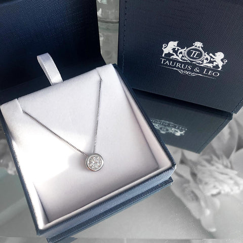 necklace, silver necklace, charm necklace, sterling silver necklace, box link chain, white stone necklace