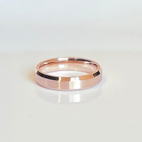 Clearance - 14K Rose Gold · 4mm · Size 6